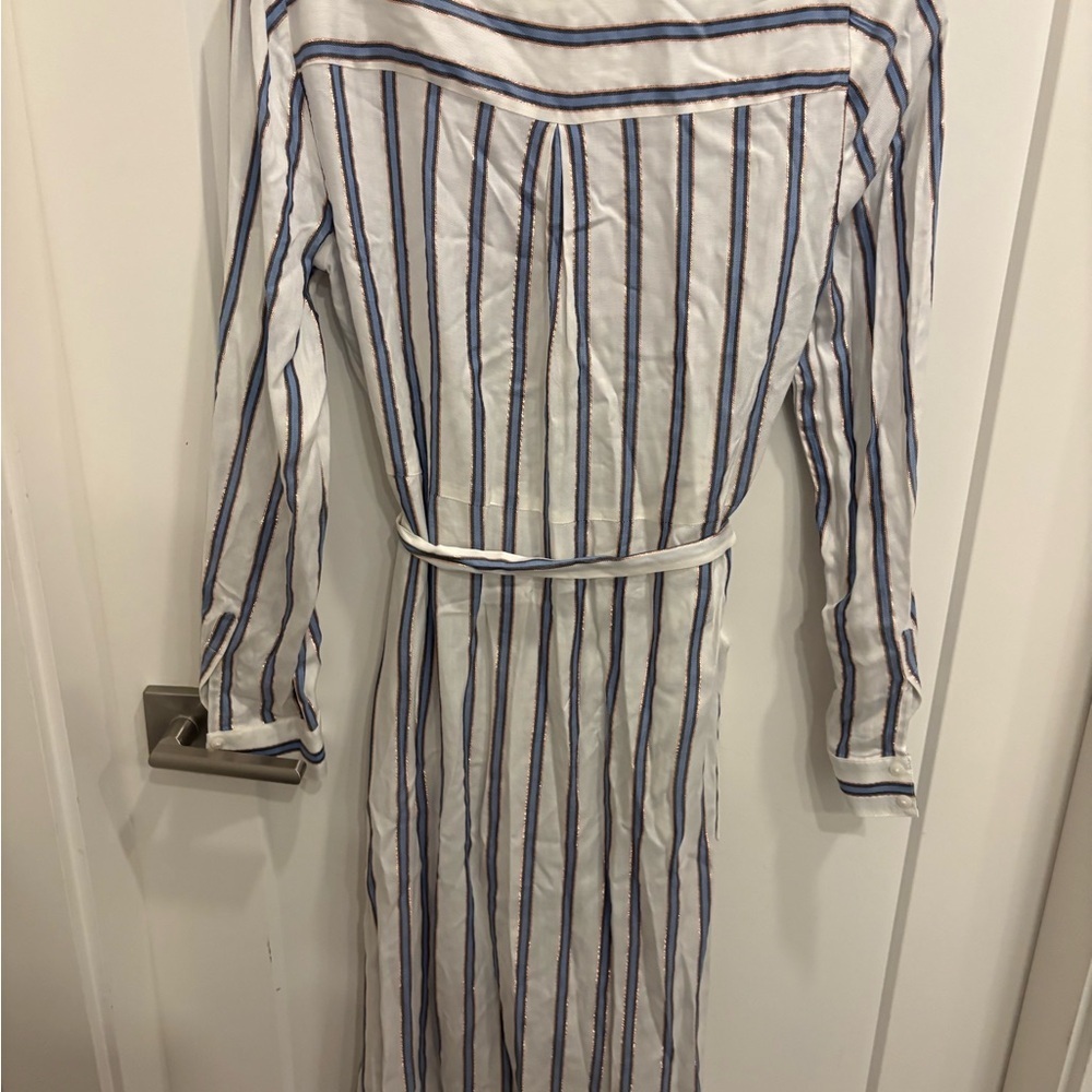 GUESS STRIPED SHIRT DRESS - Picture 8 of 9